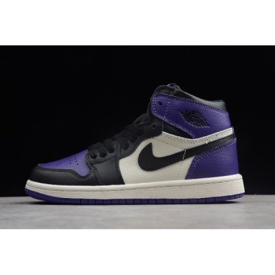 Nike Çocuk Air Jordan 1 Aj1 High Og Mor Basketbol Ayakkabısı Türkiye - DA7OE610